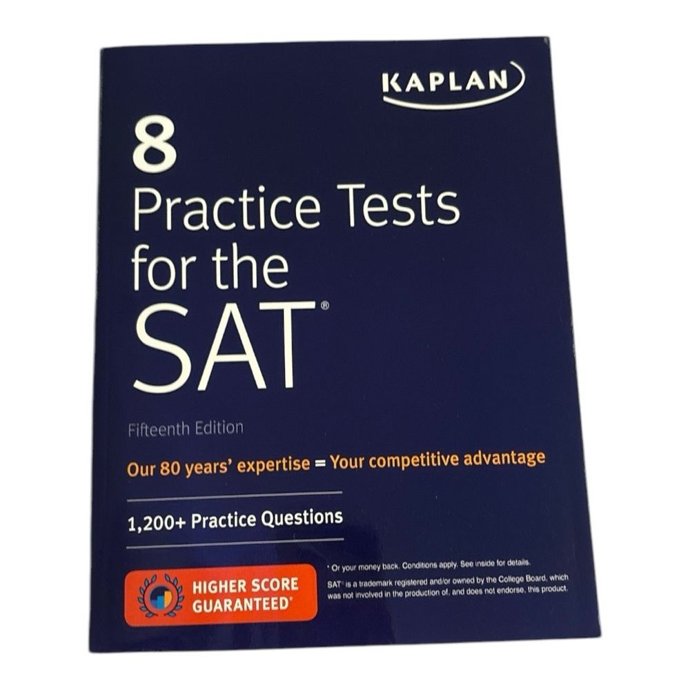 Kaplan SAT 8 Practice Tests Book 15th Edition